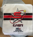 16"X16" CUSTOM PIN TRADING, RALLY TOWELS