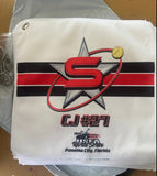 16"X16" CUSTOM PIN TRADING, RALLY TOWELS