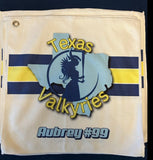 16"X16" CUSTOM PIN TRADING, RALLY TOWELS