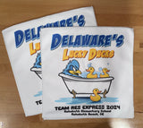 16"X16" CUSTOM PIN TRADING, RALLY TOWELS