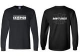 Team AM LONG SLEEVE DRIFIT T-SHIRT - CHAMPION LOGO
