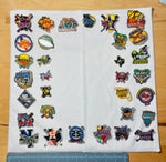 16"X16" PIN TRADING TOWELS