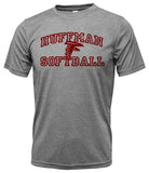 HUFFMAN SOFTBALL DRIFIT T-SHIRT HEATHER GREY