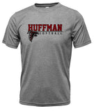 HUFFMAN SOFTBALL DRIFIT T-SHIRT HEATHER GREY