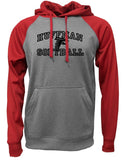 HUFFMAN SOFTBALL 2 TONE HOODIE RED