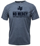 RIPTIDE HEATHER NAVY T-SHIRT - POLY/COTTON BLEND